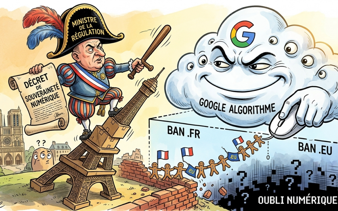 Souveraineté Numérique : Pourquoi vos noms de domaine .fr et .eu sont un château de cartes